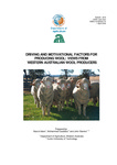 Driving and motivational factors for producing wool : views from Western Australian wool producers