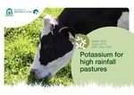 Potassium for high rainfall pastures