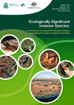 Ecologically significant invasive species, a monitoring framework for natural resource management groups in Western Australia by Jan-Willem de Miliano, Andrew Woolnough, Andrew Reeves, and Damian Shepherd