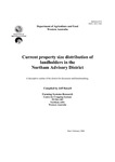 Current property size distribution of landholders in the Northam Advisory District