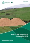 Audit of WA agricultural lime quality 2013 by Chris Gazey