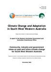 Climate change and adaptation in south west Western Australia