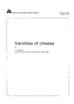 Varieties of cheese by T A. Morris