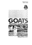 Goats - nutrition and feeding