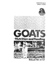 Goats - nutrition and feeding by Andrew C. Dunlop