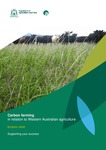 Carbon farming in relation to Western Australian agriculture