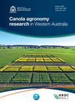 Canola agronomy research in Western Australia