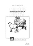 Bulletin 4152 - Sheep in Western Australia by R J. Suiter