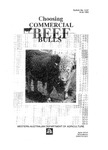 Bulletin No 4187 - Choosing commercial beef bulls by David Barker