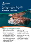 Fisheries science update – October 2021: West Coast Demersal Scalefish Resource by Department of Primary Industries and Regional Development, Western Australia