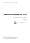 Fisheries occasional publication No 75 - Research and development plan 2009-10