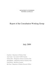 Fisheries occasional publication 73: Report of the consultation working group July 2009 by Greg Paust, Anna Cronin, Guy Leyland, Graham Short, Doug Bathgate, Frank Prokop, and Ben Fraser