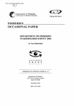 Fisheries Occasional Paper No. 14 - Department of Fisheries stakeholder survey 2004 by Tara Baharthah