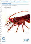 Fisheries Occasional Publication No. 35 - Rock Lobster processor licensing arrangements (Discussion paper) by Department of Fisheries Western Australia