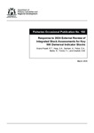 Fisheries Occasional Publication No. 150 - Response to 2024 External Review of Integrated Stock Assessments for Key WA Demersal Indicator Stocks by Rubie Evans-Powell, S. A. Hesp, Ainslie Denham, Emily A. Fisher, Rachel Marks, Fabian I. Trinnie, and Brett Crisafulli