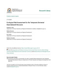 Ecological Risk Assessment for the Temperate Demersal Elasmobranch Resource by Department of Primary Industries and Regional Development, Western Australia