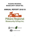 Pilbara Regional Biosecurity Group Inc. Annual Report 2018/19