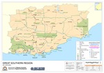 Regional Map Great Southern by Department of Primary Industries and Regional Development, Western Australia
